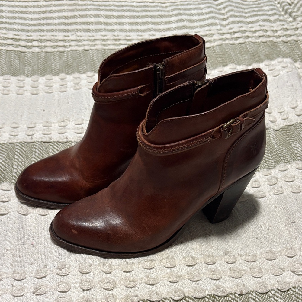 Frye Leather Ankle Booties